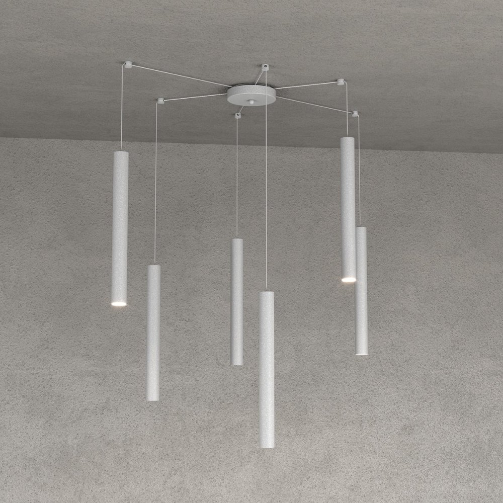 Lampadario Top light ROUND TUBE 1174 S6