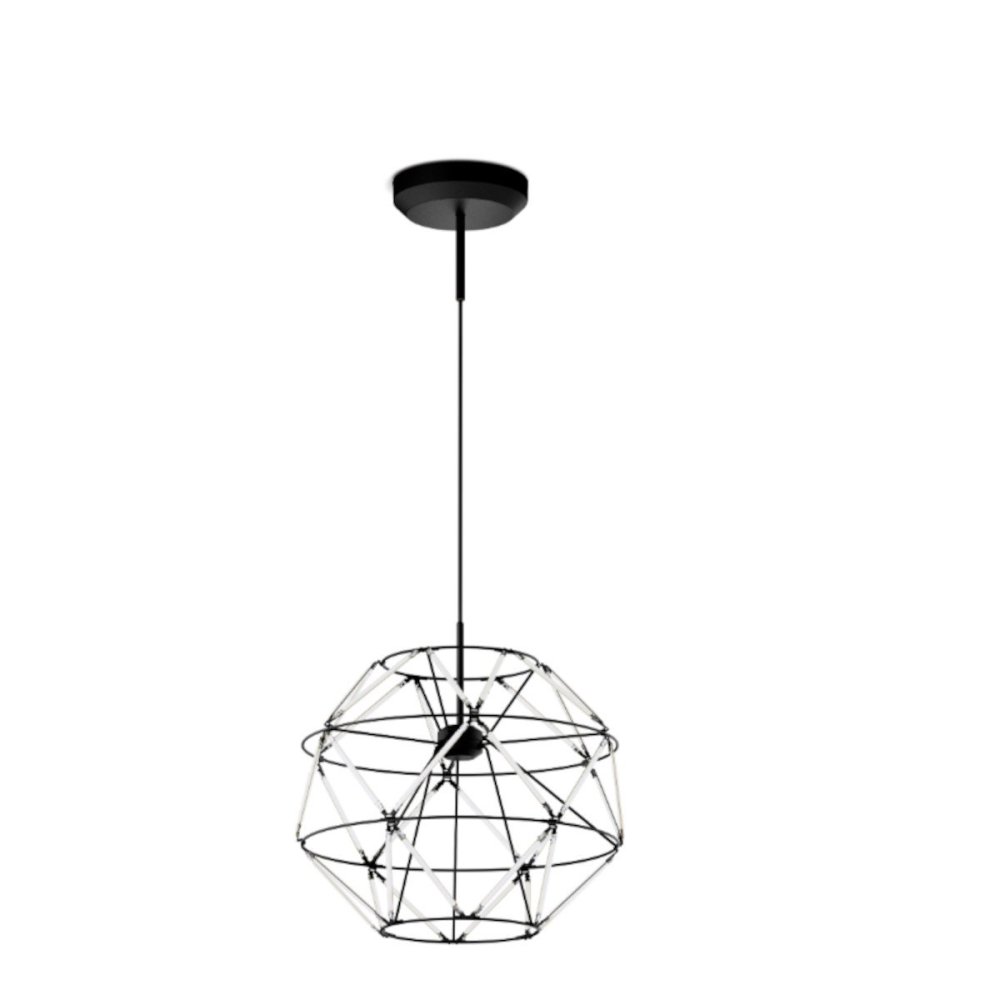 Sospensione moderna Urban EUCLIDE 1821 30 LED metallo nero