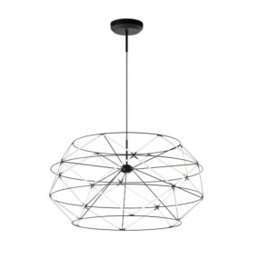 Sospensione moderna Urban EUCLIDE 1821 32 3000 LED metallo nero