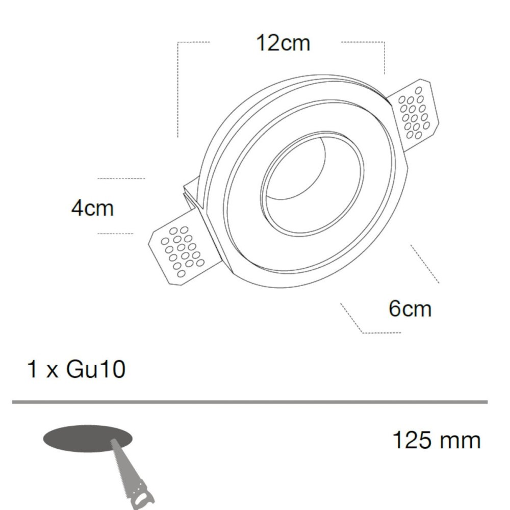 Foco empotrable Lampadari Bartalini SUNEV GU10 LED