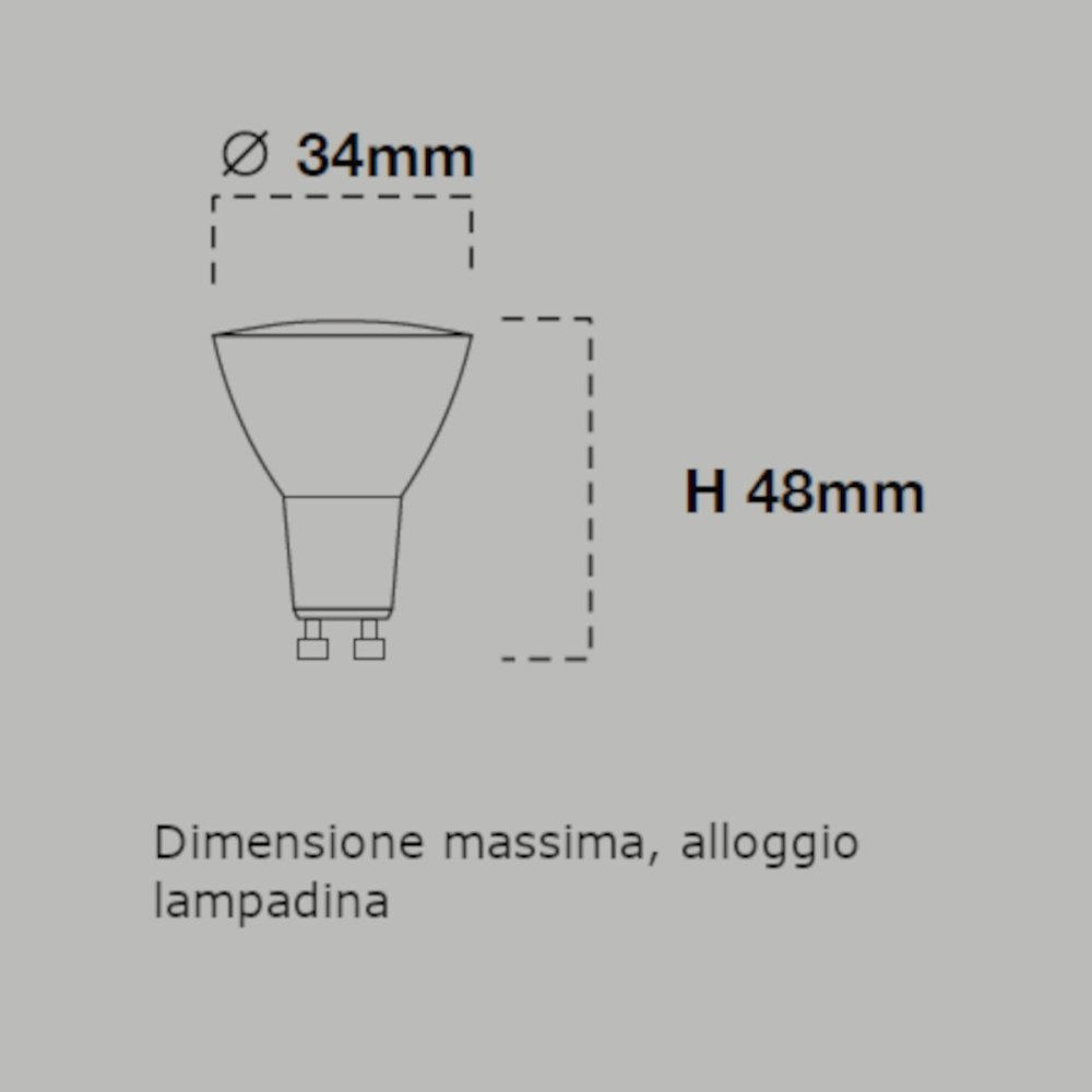 Einbaustrahler Lampadari Bartalini ORETALIRDAUQ GU10 LED