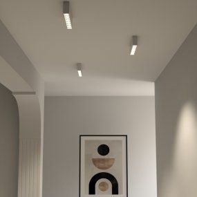 Plafoniera gesso Lampadari Bartalini AENIL T8 GU10 LED