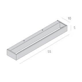 Moderne Wandleuchte Top Light BIOS 1213 55 LED SWITCH