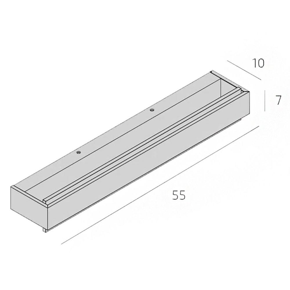 Klassische Wandleuchte Top Light BIOS 1213 55 DM