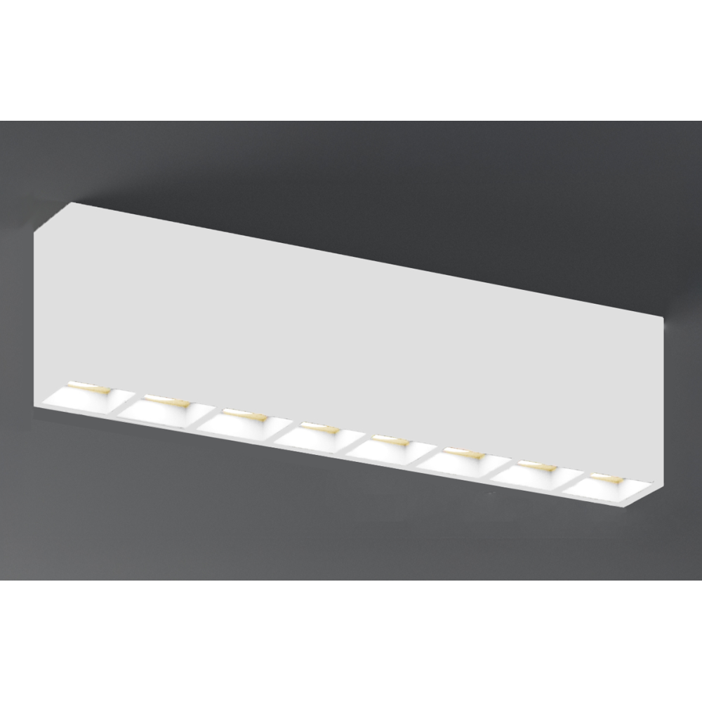 Plafoniera gesso Lampadari Bartalini AENIL T8 GU10 LED