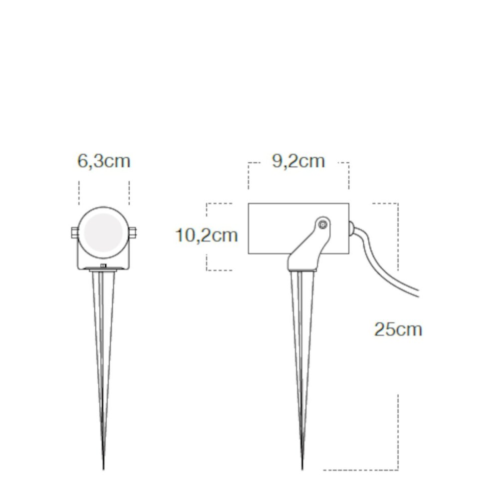 Lattenleuchte Lampadari Bartalini AZIBI GU10 LED