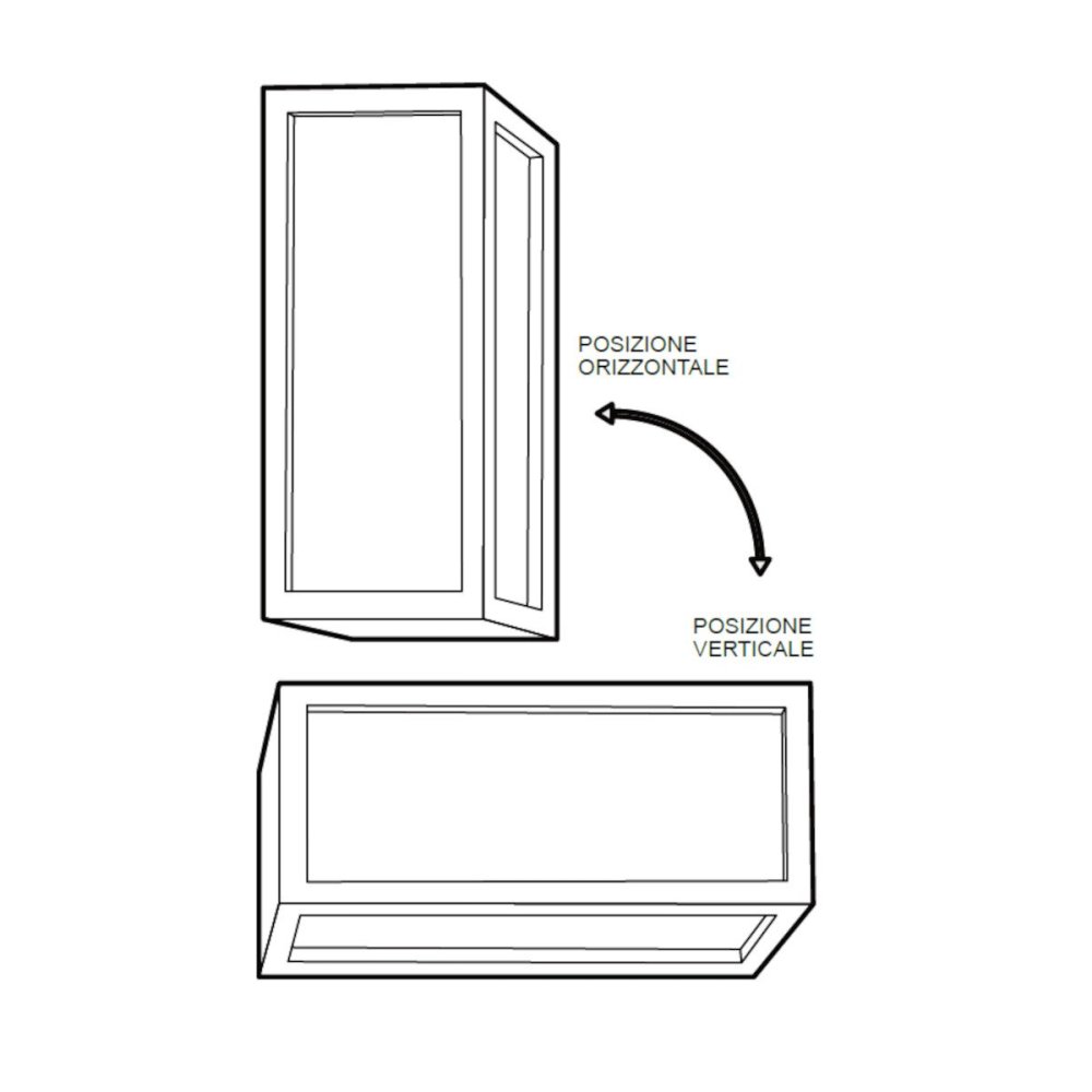 Applique moderno Lampadari Bartalini KCOLB BIA E27 LED