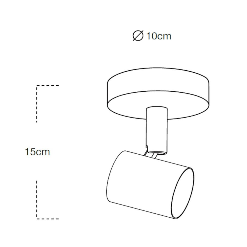 Applique moderno Lampadari Bartalini AMUC NERO GU10 LED