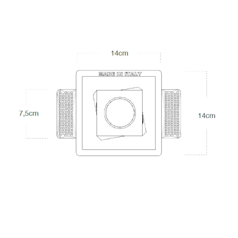 Faretto incasso Lampadari Bartalini ESREVER 1 FP32 GU10 LED