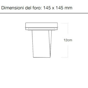 Foco empotrable Lampadari Bartalini ESREVER 2 FP33 GU10 LED