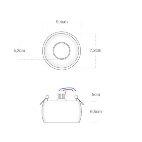 Foco empotrable Lampadari Bartalini DIRBYH R GU10 LED