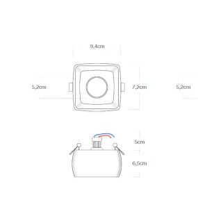 Spot encastré Lampadari Bartalini DIRBYH Q GU10 LED