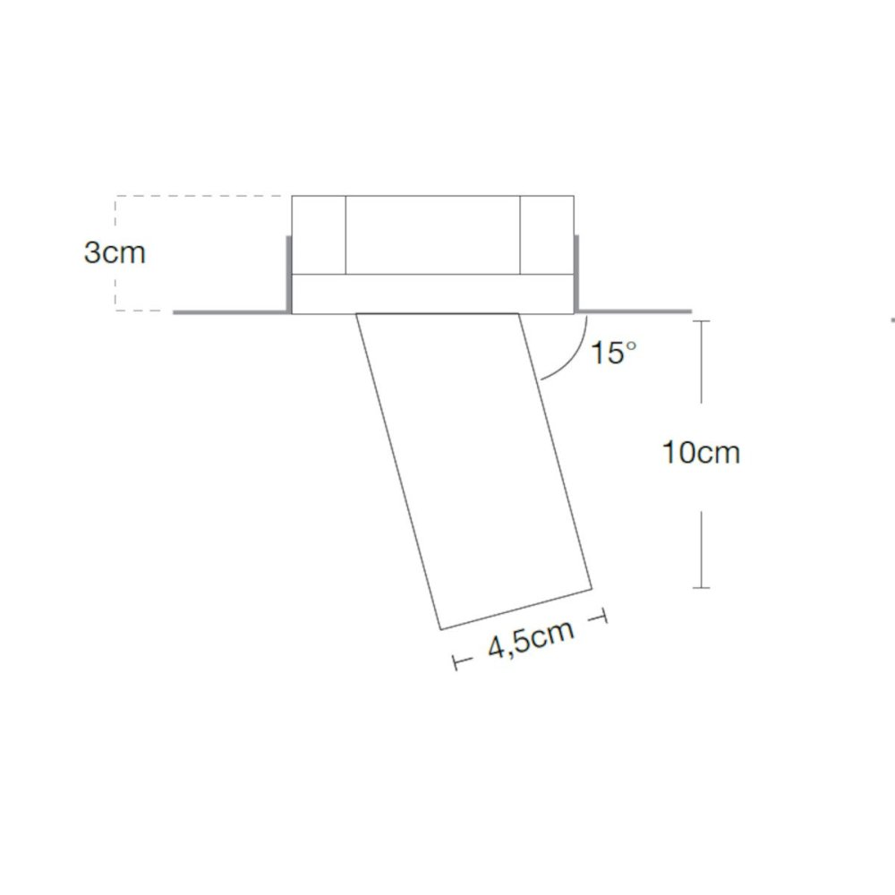 Faretto incasso Lampadari Bartalini INATALP TS10 GU10 LED