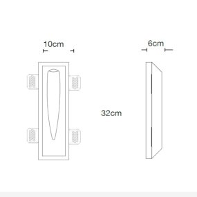 Kreide- Lampadari Bartalini OIHCCORREV 370 GU10 LED