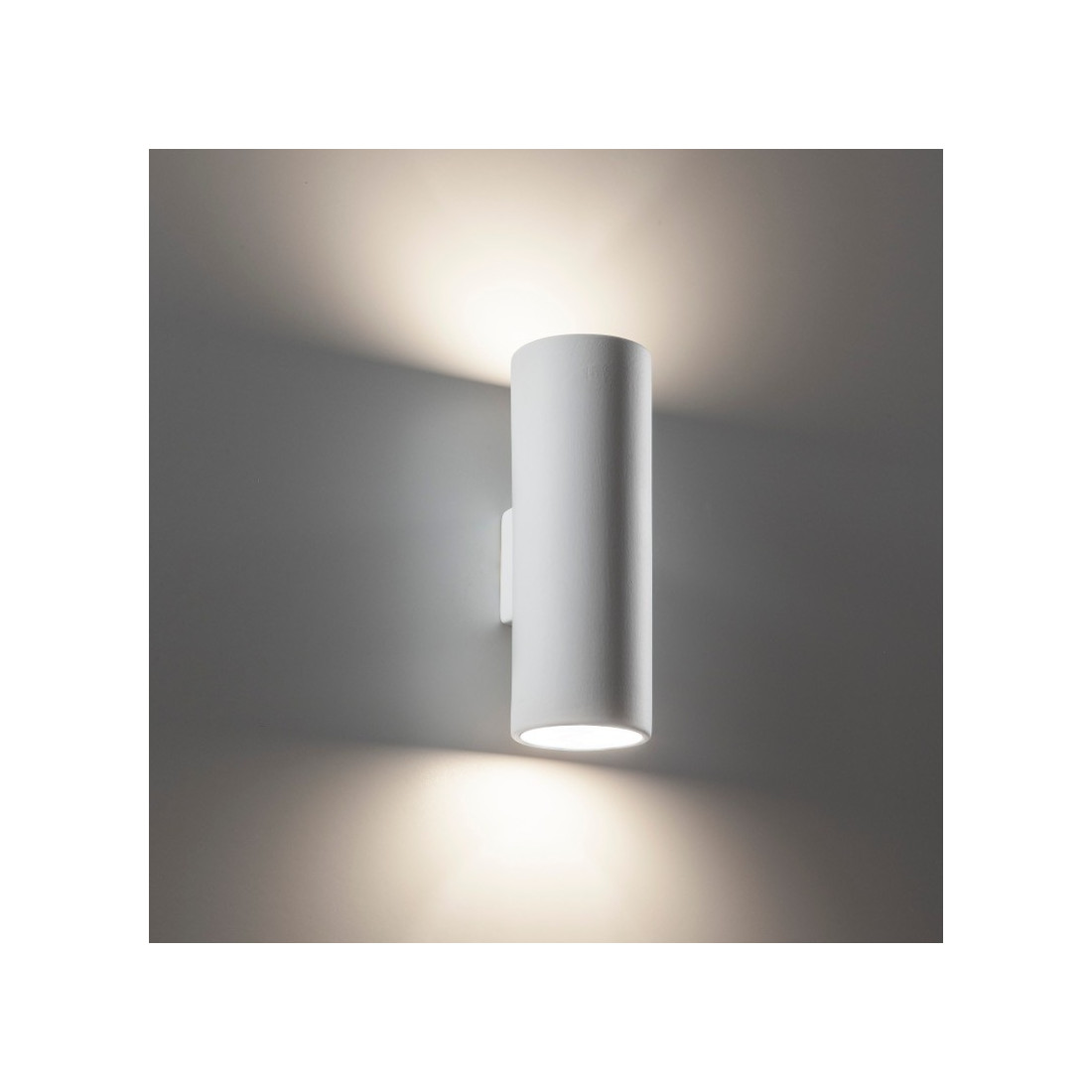 Applique BF-2184 GU10 50W halogène led blanc biémission peinturable cylindre interne IP20