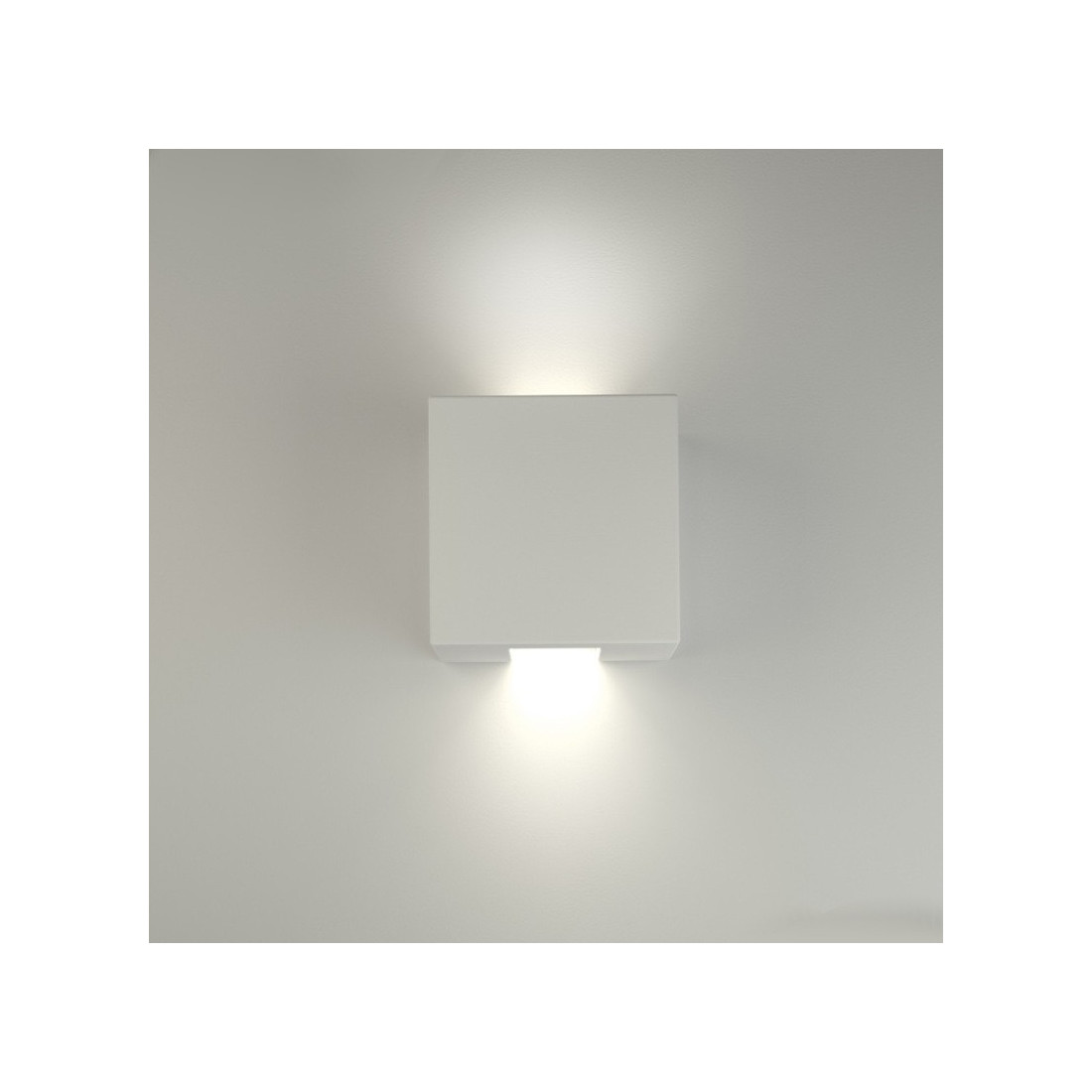 Applique BF-CONTE 2336 G9 LED plâtre blanc double émission cube interne lampe murale IP20