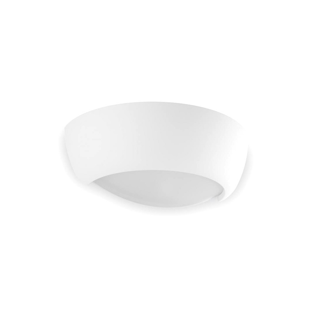 Applique BF-8215 41 E27 LED plâtre blanc à peindre applique murale bi-émission plateau interne IP20