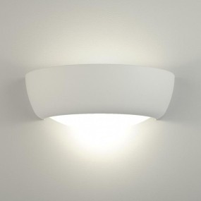 Applique BF-8215 41 E27 LED plâtre blanc à peindre applique murale bi-émission plateau interne IP20