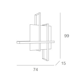 Plafoniera CROSS 1106 100 Top Light