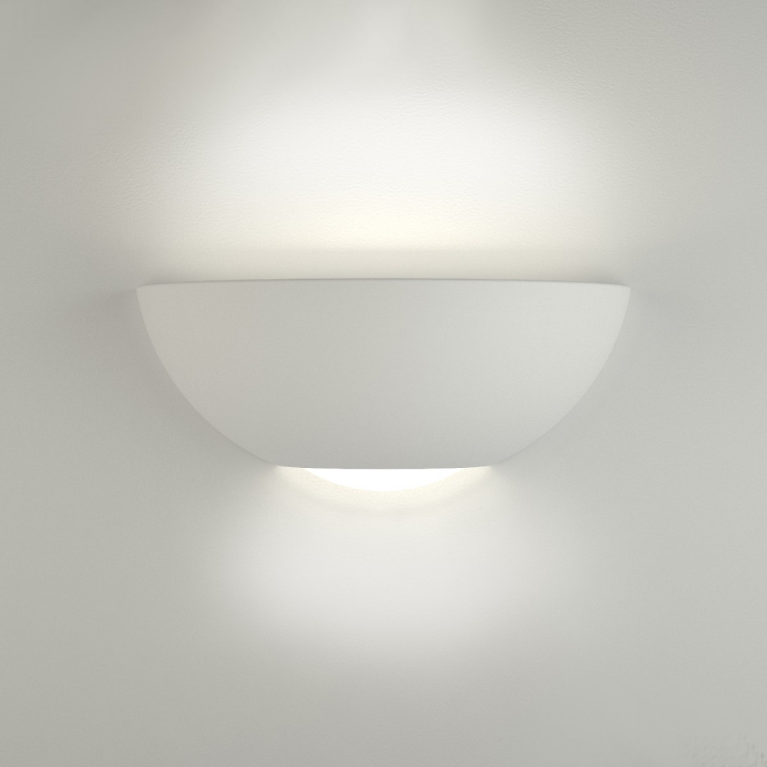 Applique BF-9207 3057 LED 9W craie blanche applique murale à peindre biemission plateau interne IP20