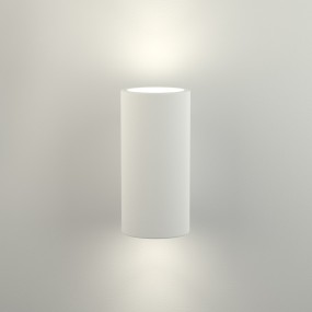 Applique BF-2184 G9 LED plâtre blanc à peindre biémission cylindre interne IP20