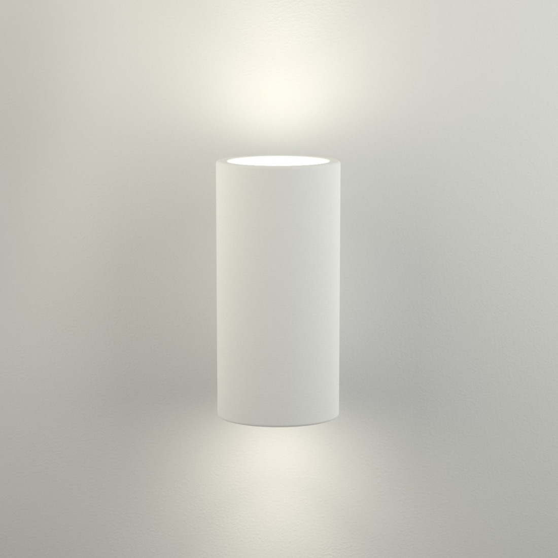 Applique BF-2184 G9 LED plâtre blanc à peindre biémission cylindre interne IP20