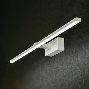 Applique murale PG-ELEGANCE L9034 LED 20W module simple émission applique murale moderne intérieur en pvc métal chromé blanc