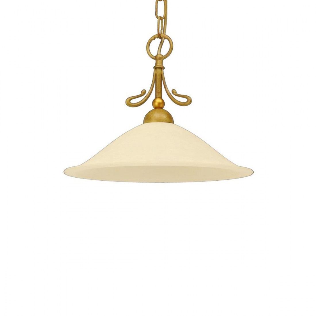 Suspension LM-2383 1S E27 LED classique lustre intérieur en verre métallique