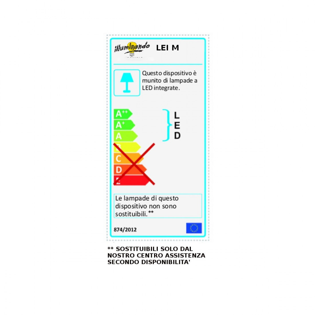 Applique LEI M LED Illuminando