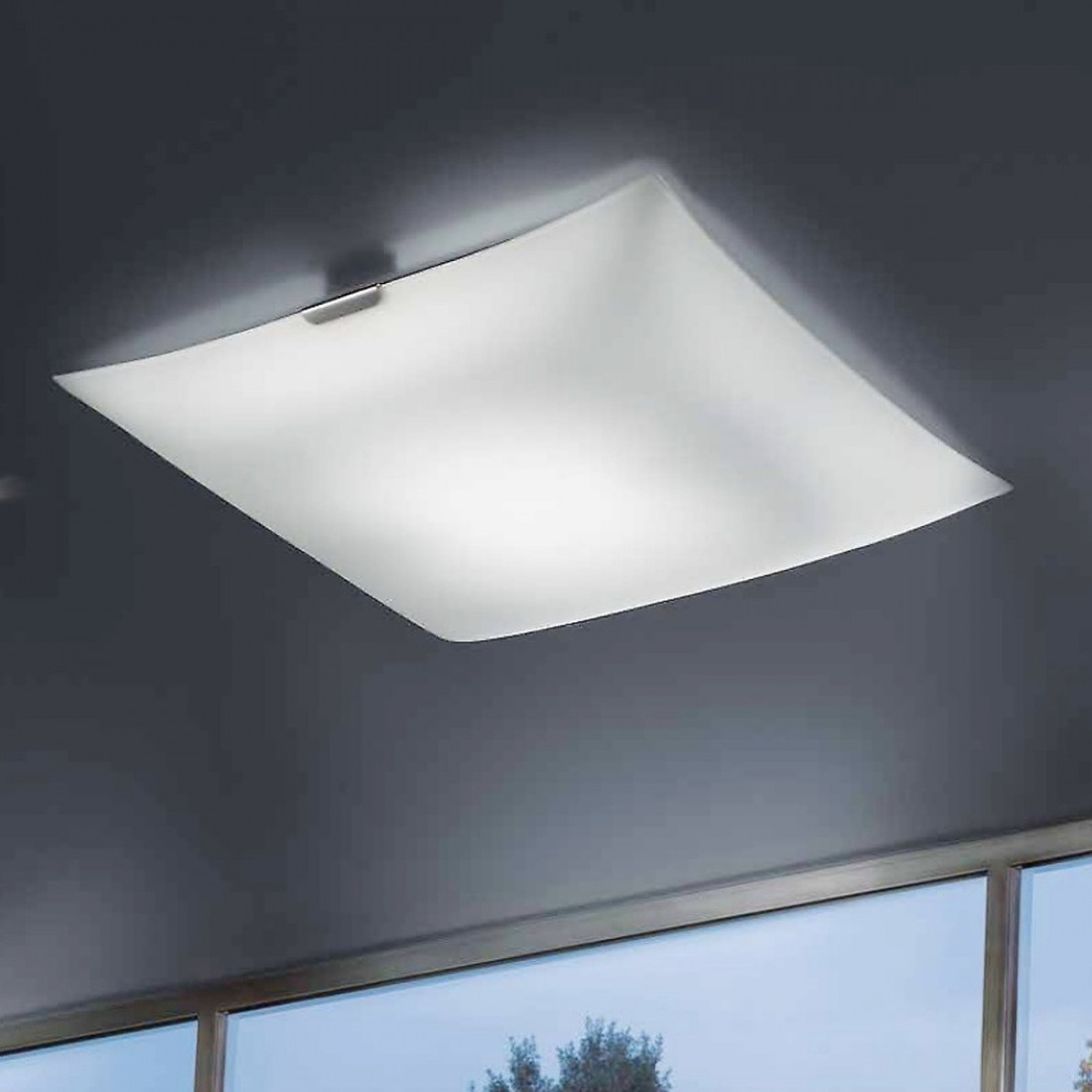 Plafoniera GLASS LED 2081 PL60 Fratelli Braga illuminazione