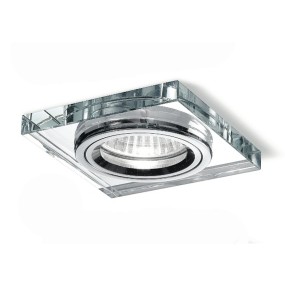 Faretto incasso GE-GFA32 GFA321 GU10 LED quadrato vetro specchio interno IP20