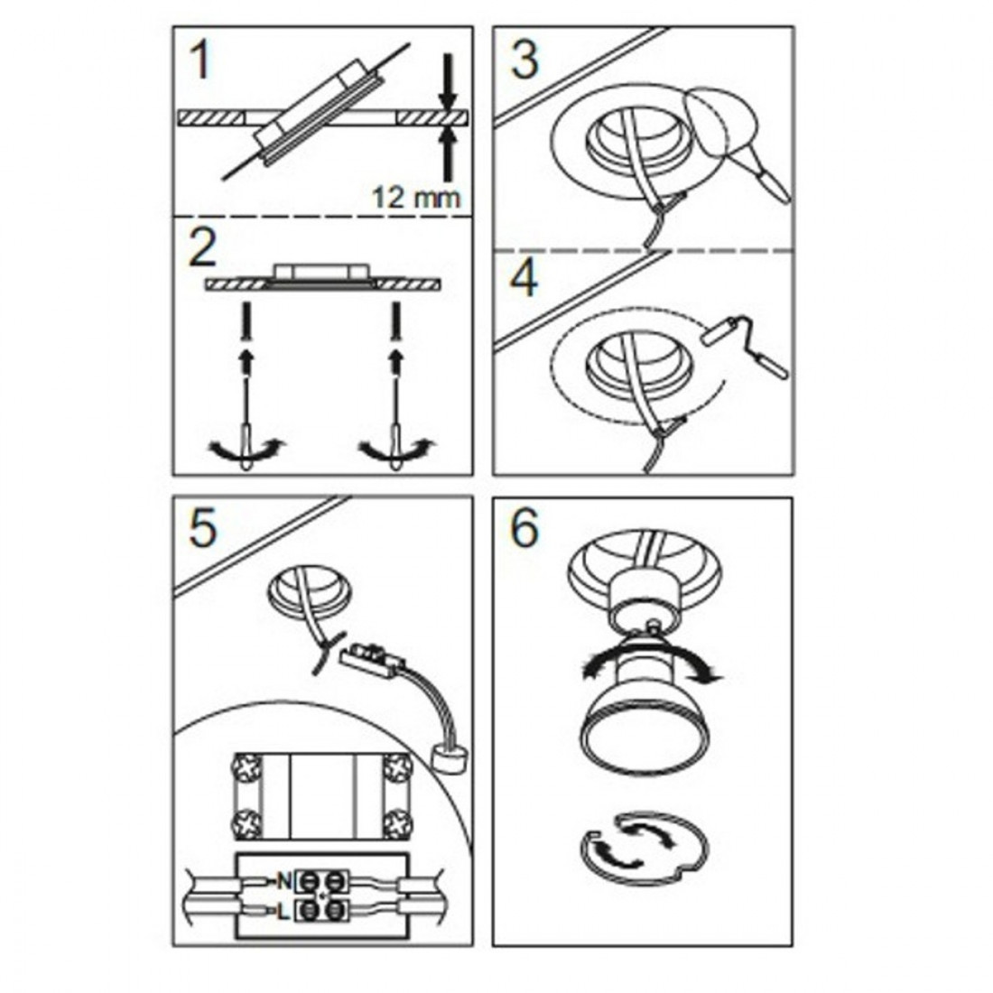 Spot encastré GE-GFA592 Gea Led