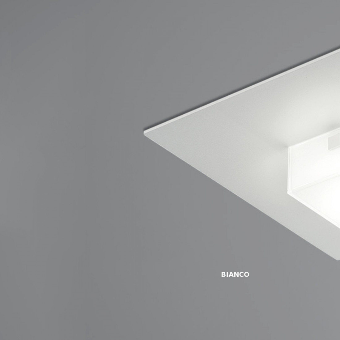 Plafoniera FB-CANDY 2118 PL55 30W LED 3300LM vetro metallo lampada soffitto moderna quadrata interno