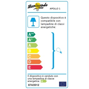 IL-APOLLO GU10 Spot LED 7W nickel brossé métal moderne spot en verre