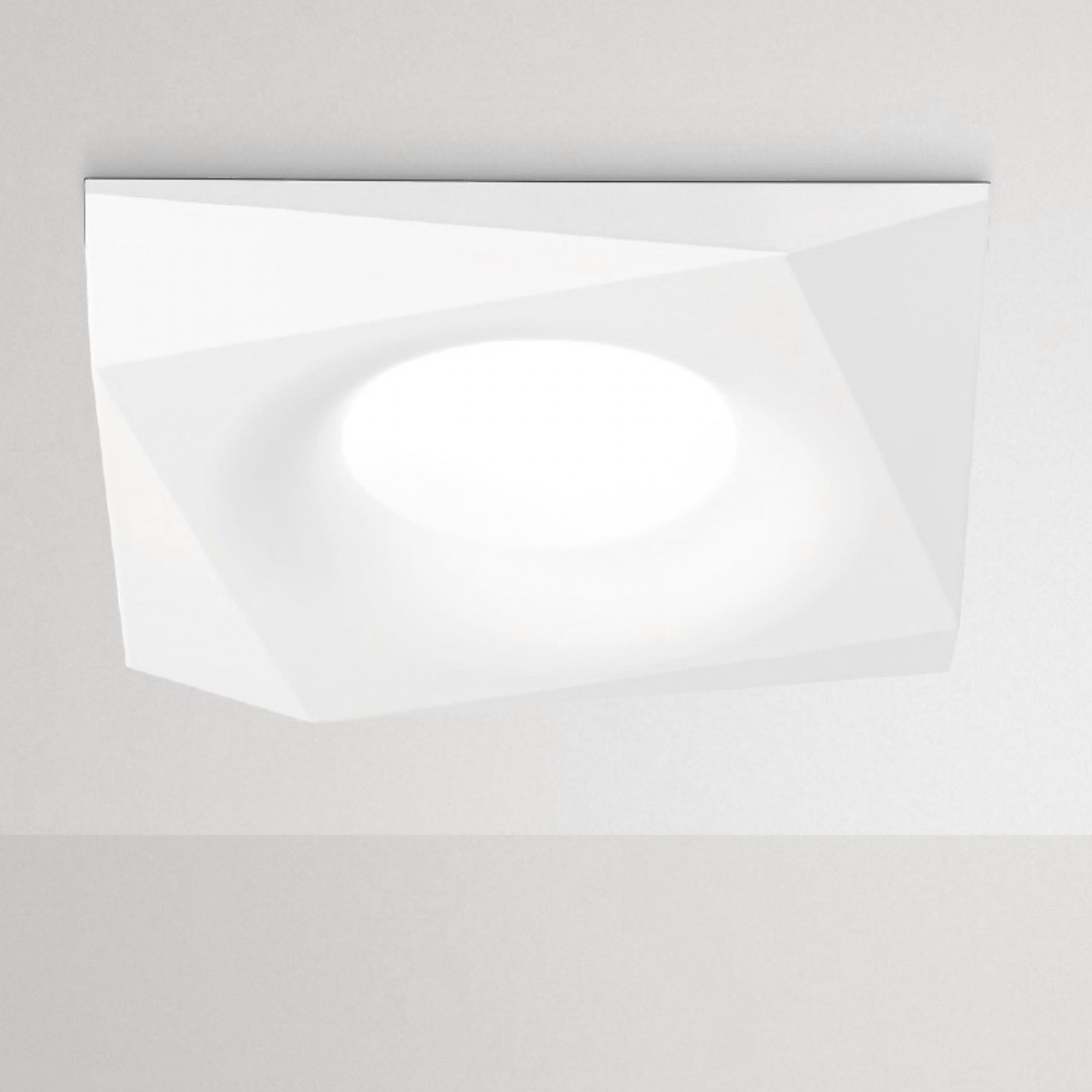 Spot encastré GE-GFA162 GFA163 LED GU10 aluminium intérieur blanc mat chrome intérieur IP20