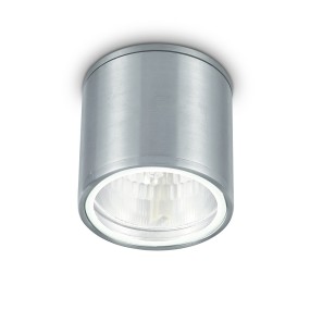 Plafoniera ID-GUN PL1 GU10 LED IP44 alluminio esterno lampada soffitto cilindro moderna