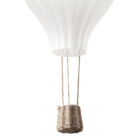 Suspension ID-DREAM BIG SP1 E27 LED lampe en corde de verre soufflé blanc montgolfière chambres enfants