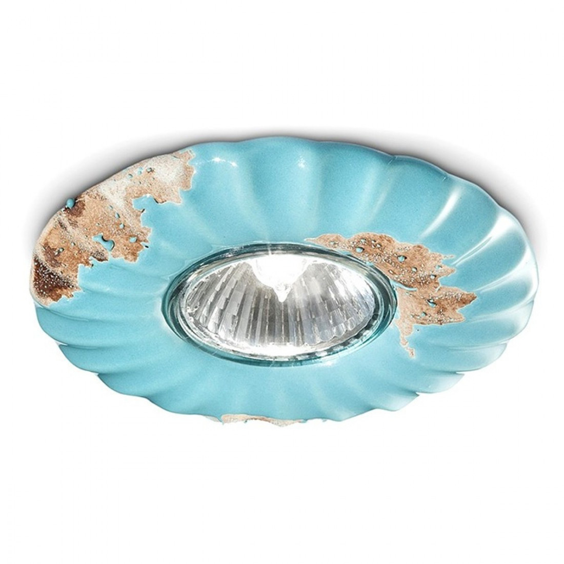 Faretto incasso FE-VINTAGE RETRO C480 GU10 LED tondo ceramica classico rustico interno