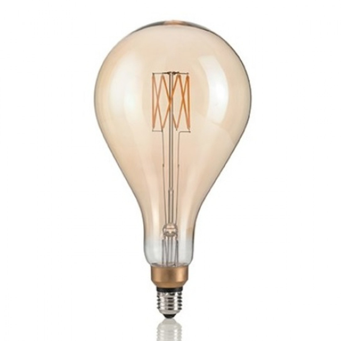 Ampoule led ambrée filament forme goutte lumière chaude E27