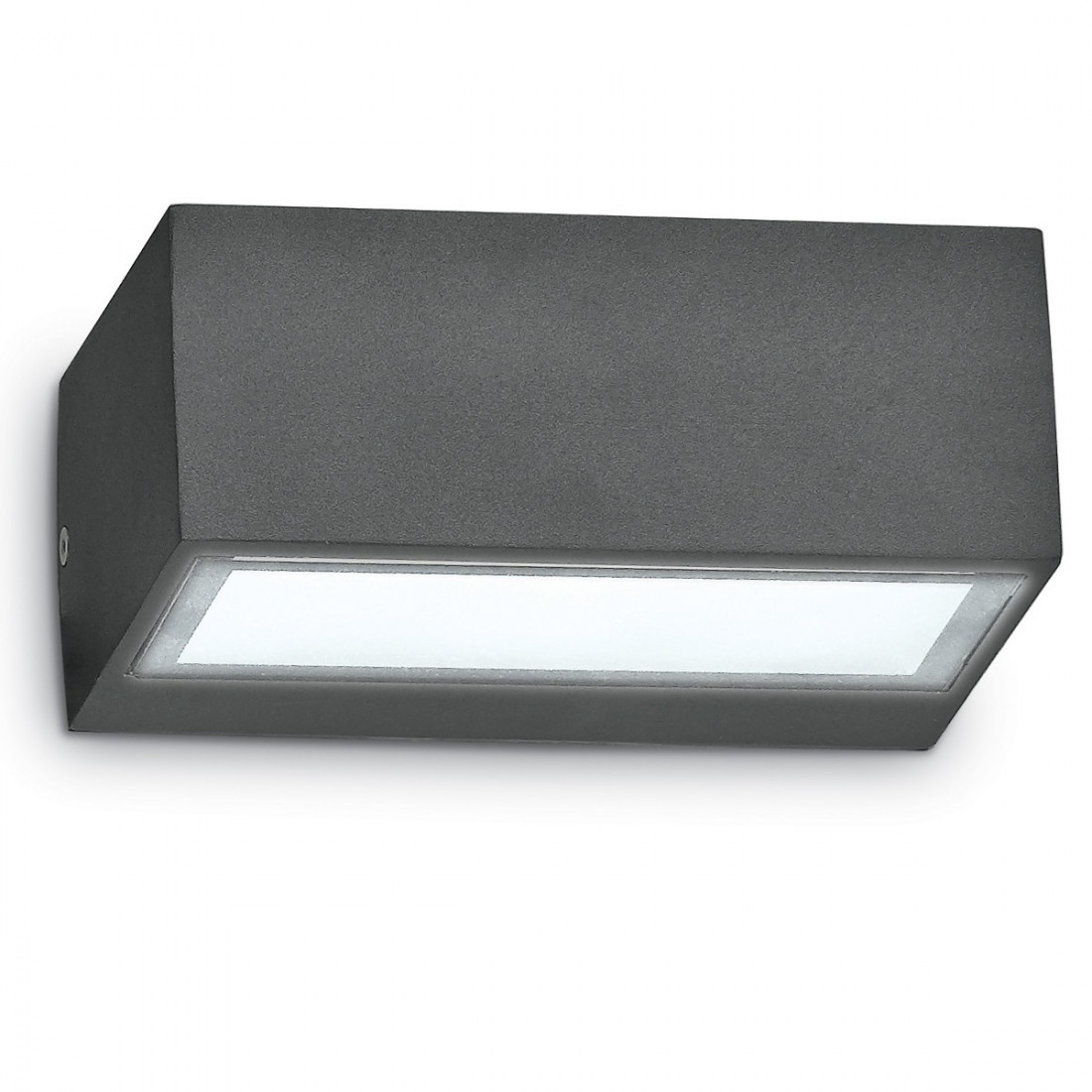 Applique ID-TWIN AP1 G9 LED IP44 alluminio antracite bianco nero lampada parete moderna biemissione esterno