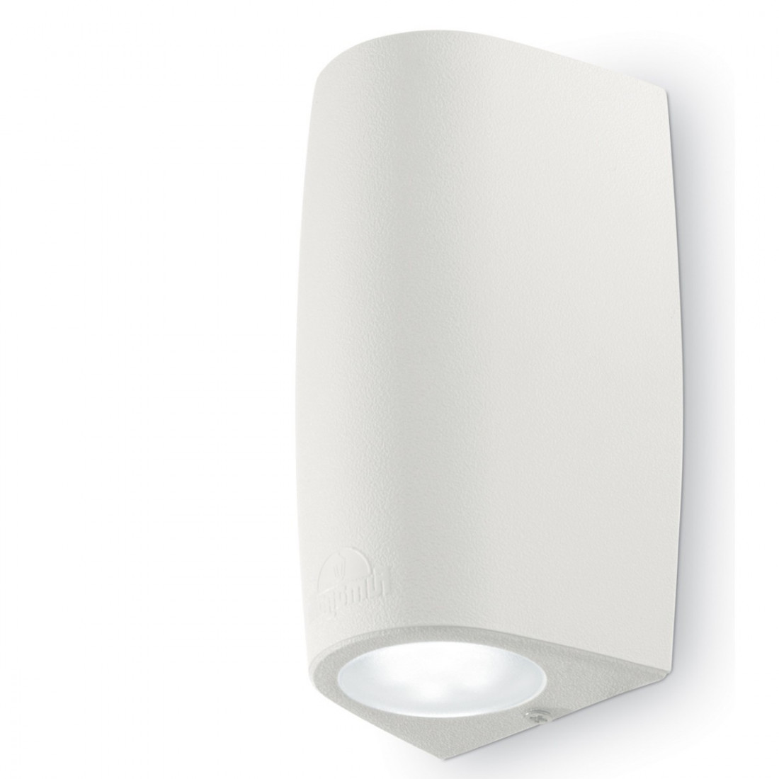 Applique ID-KEOPE AP2 SMALL GU10 LED IP55 resina bianco grigio nero lampada parete biemissione moderna esterno