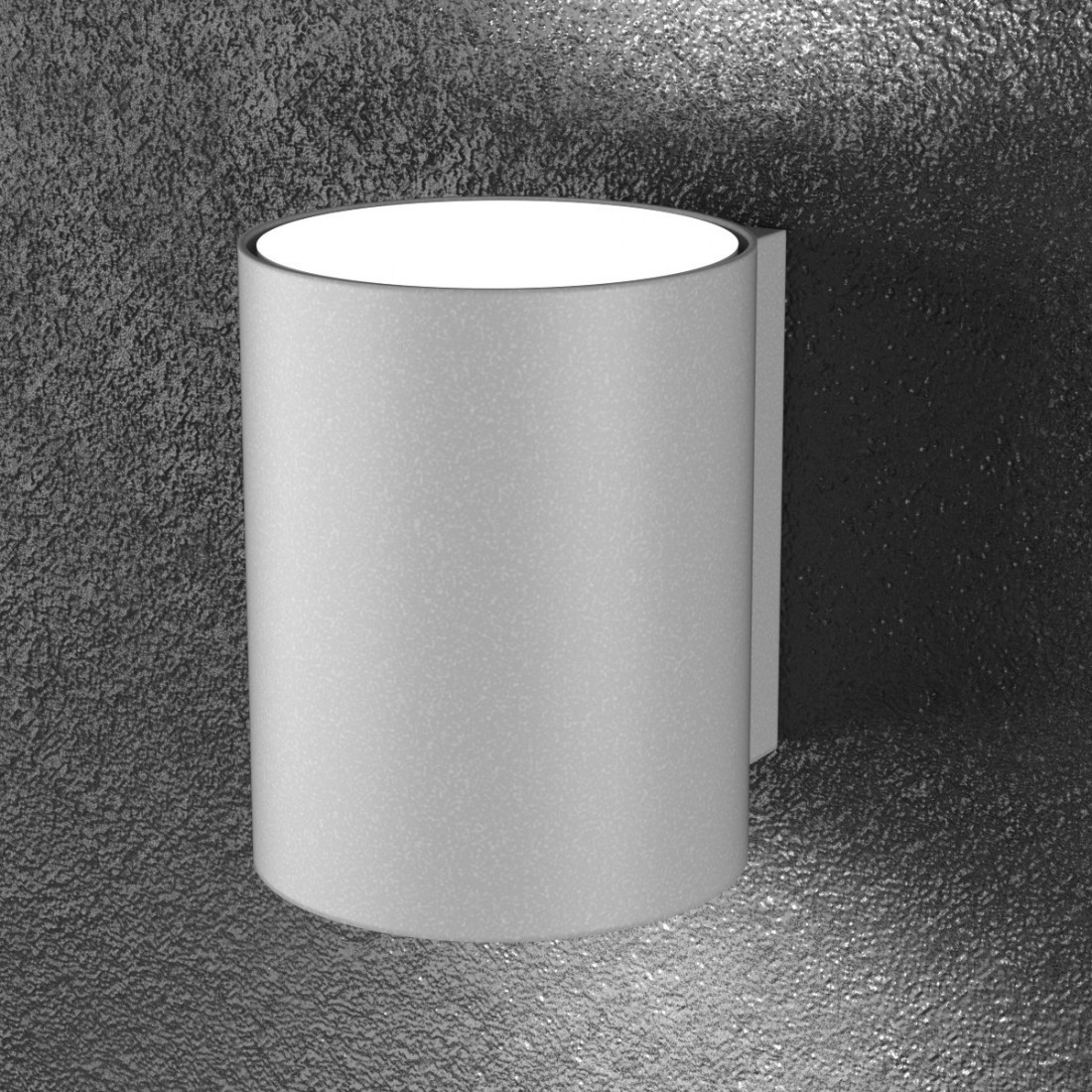 Applique TP-SHAPE 1143 AP GX53 LED metallo bianco grigio sabbia lampada parete cilindro moderna interno