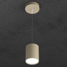 Sospensione TP-SHAPE 1143 S10 GX53 LED metallo bianco grigio sabbia lampada parete cilindro moderna interno