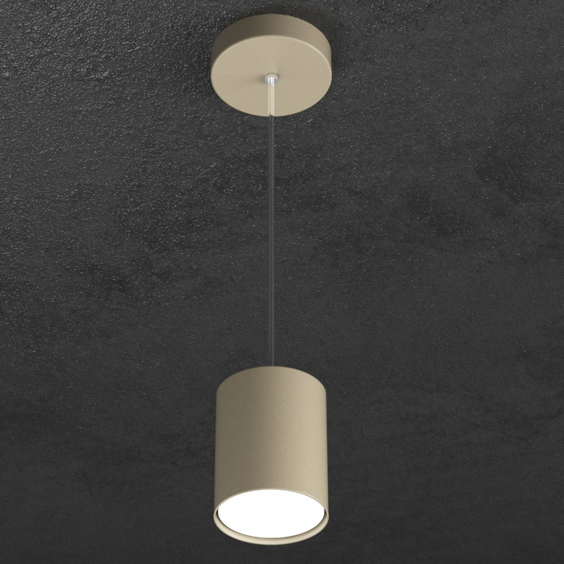 Sospensione TP-SHAPE 1143 S10 GX53 LED metallo bianco grigio sabbia lampada parete cilindro moderna interno