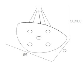 Sospensione SHAPE 1143 S4+2 Top Light