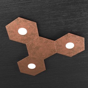 Plafonnier TP-HEXAGON 1142 3L A3 GX53 LED applique murale hexagonale en métal plafond intérieur moderne