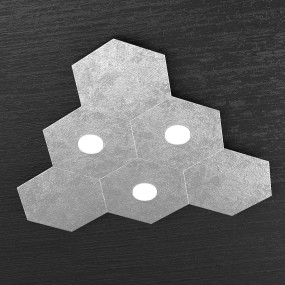 Plafonnier TP-HEXAGON 1142 3L3D A4 GX53 LED lampe hexagonale en métal plafond mural intérieur moderne