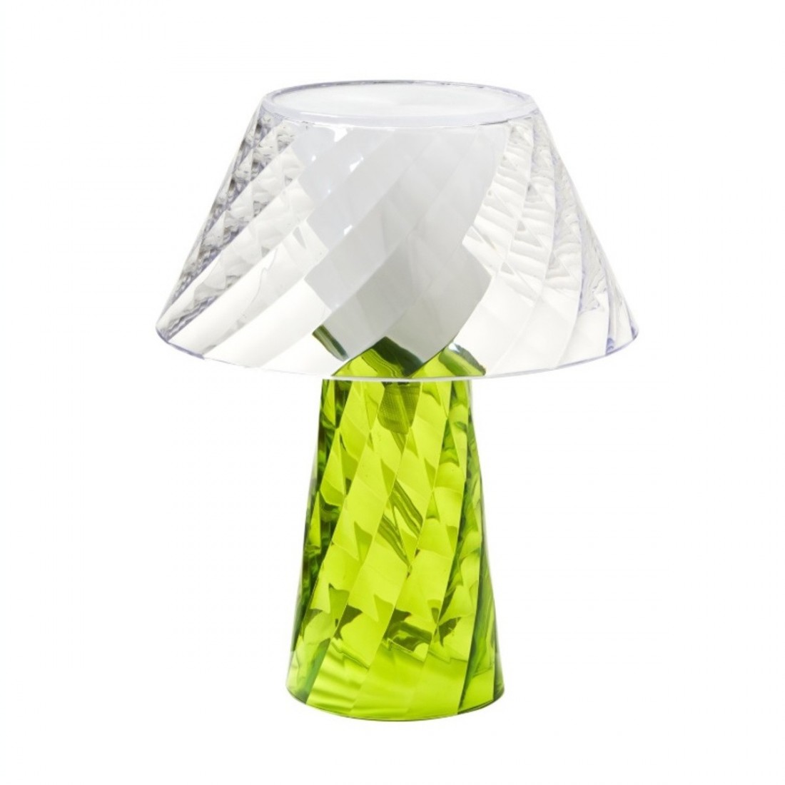 Lampe de chevet EM-TATA CL 550 5W G9 LED acrylique transparent vert rouge bleu lampe fumée table de chevet moderne