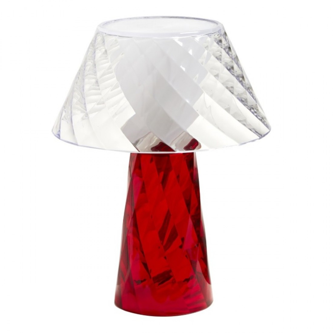 Lampe de chevet EM-TATA CL 550 5W G9 LED acrylique transparent vert rouge bleu lampe fumée table de chevet moderne