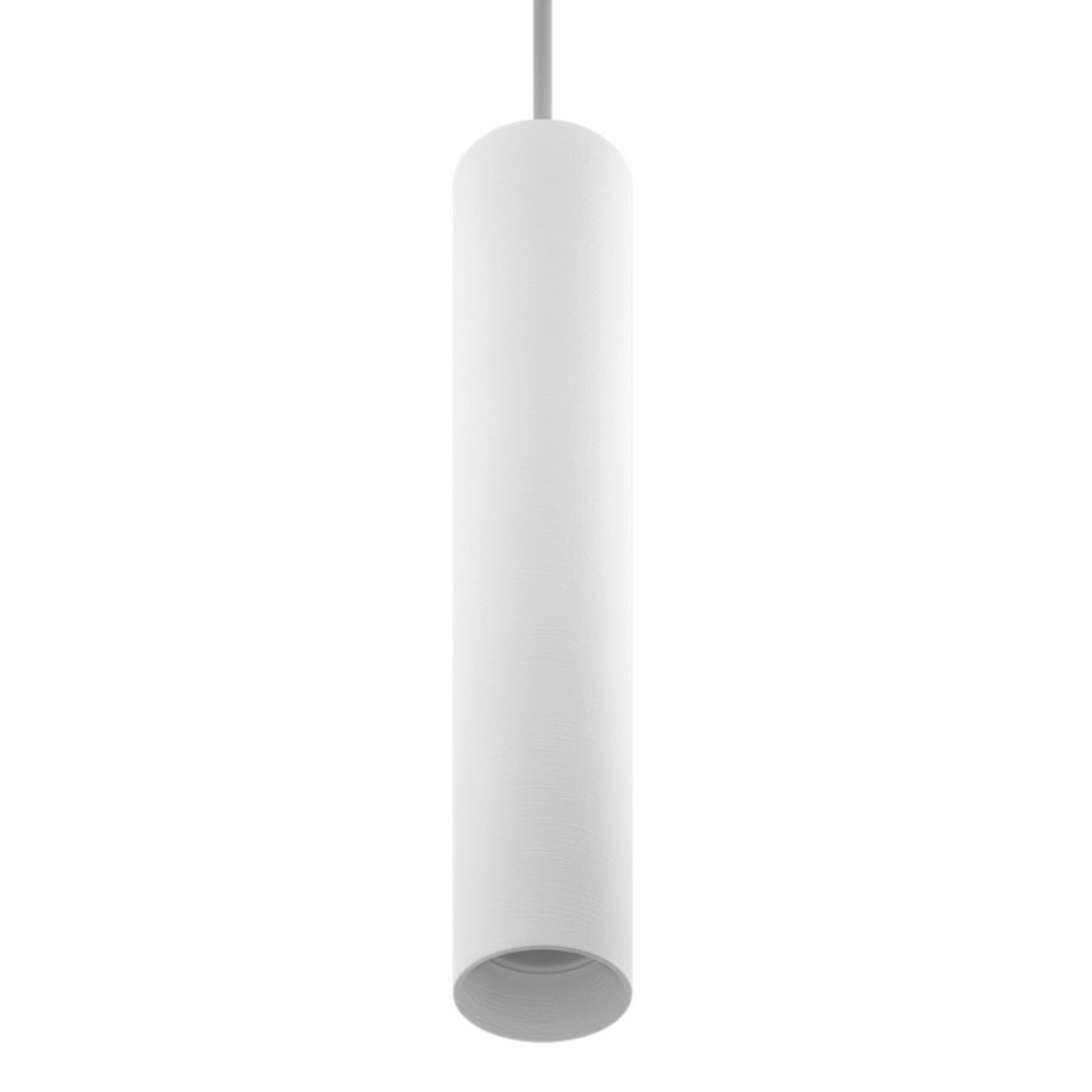 Suspension BF-5503 B GU10 Lustre à cylindre interne à peindre en plâtre blanc IP20